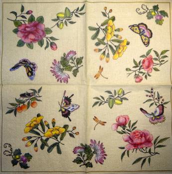185 Rosen - 3-lagig (blau)
